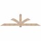 Ekena Millwork Redmond Smooth Timber Gable Bracket, Douglas Fir, 96"W x 28"H x 1 1/2"D x 5 1/2"F, 7/12 Pitch GBW096X28X0206RED00SDF - alternate 1